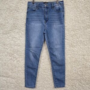 Curve Appeal Jeans Women's 6/28 Blue High-Rise Essential Skinny‎